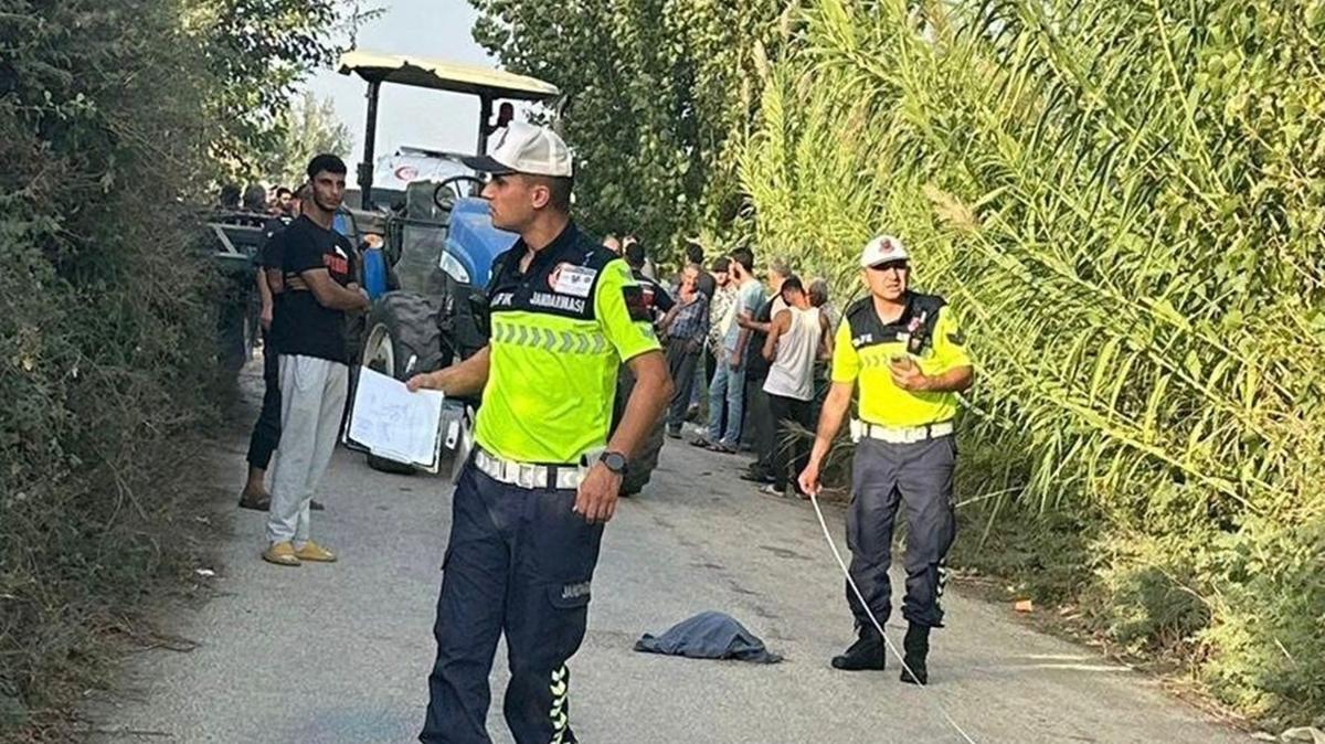 Adana'da traktr ve motosiklet arpt: 1 l 