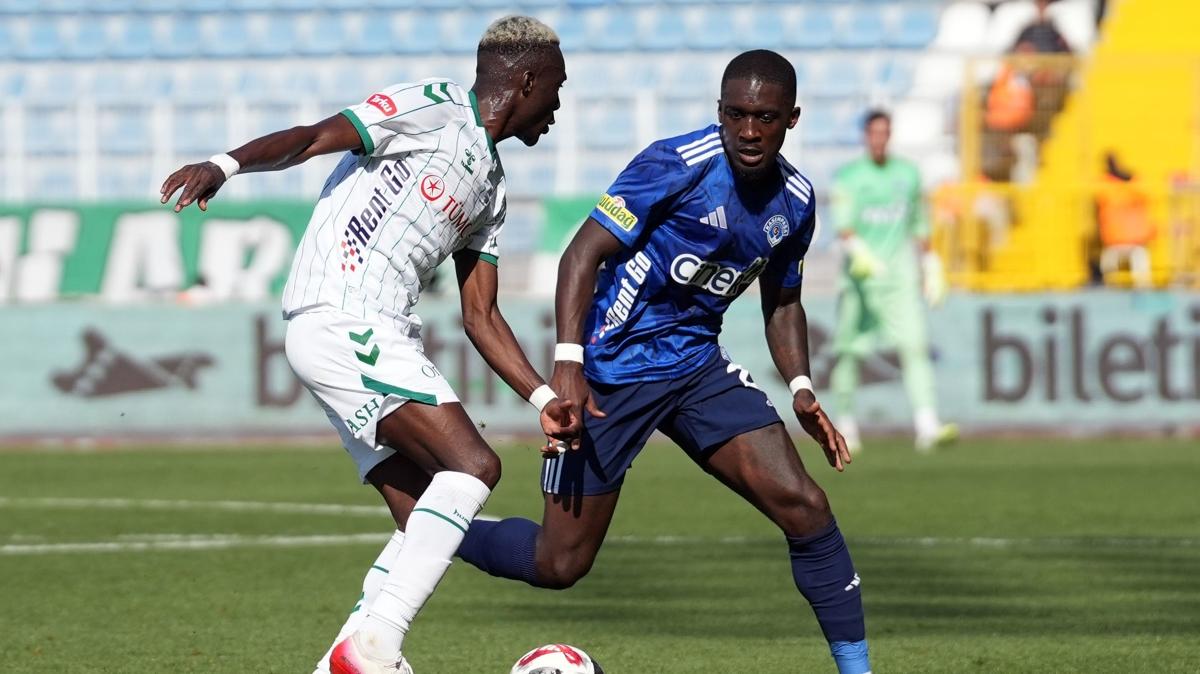 Kasmpaa ile Konyaspor yeniemedi