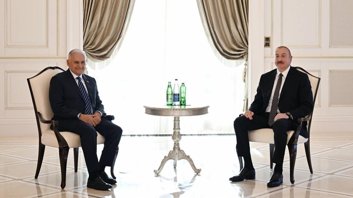 Aliyev, TDT Aksakallar Konseyi Bakan Yldrm' kabul etti