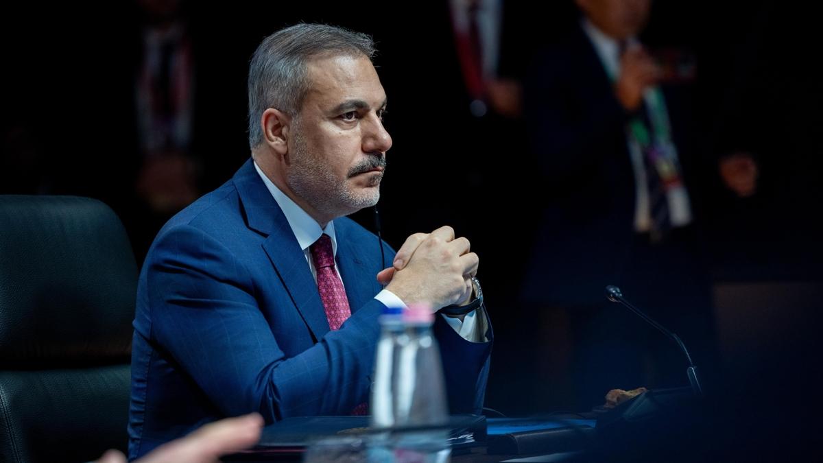 Bakan Fidan'dan TDT mesaj... ''Hedefimiz blgede istikrar salamak''