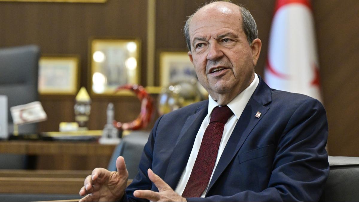 Ersin Tatar, zirve ncesi konutu: Bir millet 3 devlet anlay yaygnlayor