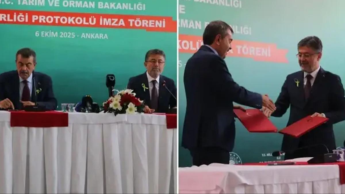 ki bakanlk arasnda imzalar atld: 7 farkl konuyu hayata geireceiz