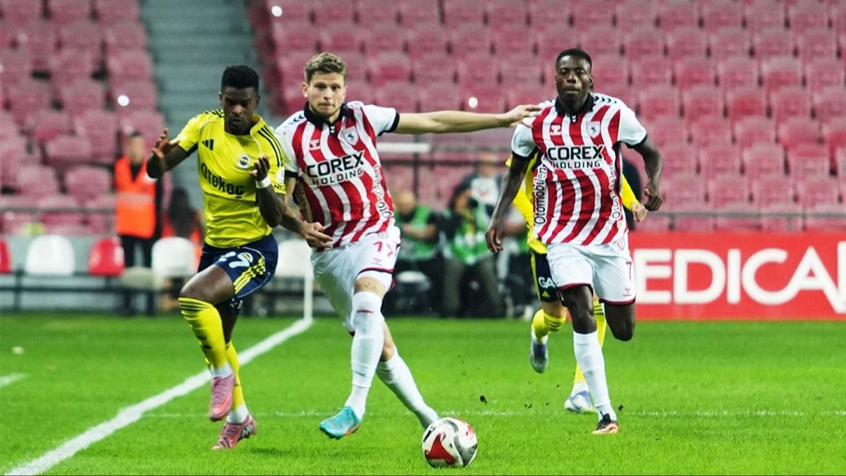 Samsun'dan 1 puanla dnd! Fenerbahe frsat deerlendiremedi