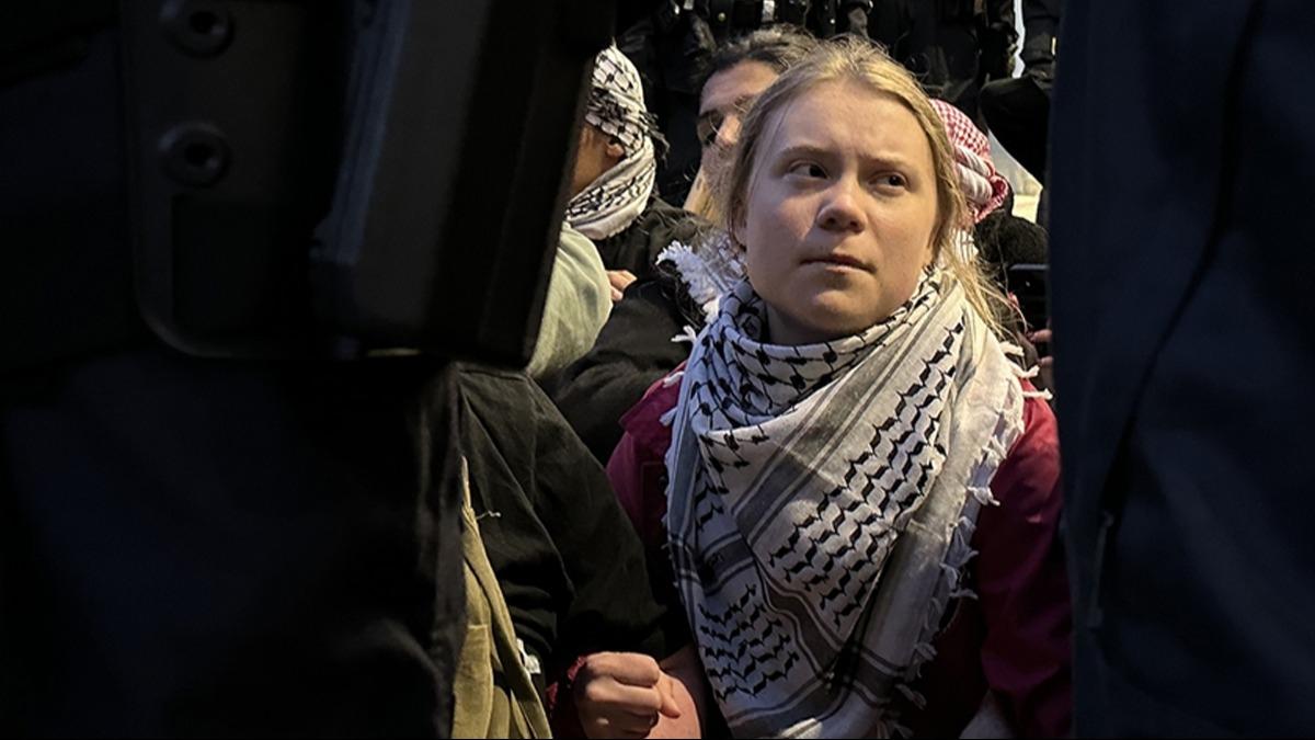 171 aktivist srail'den snr d edildi: Aralarnda Greta Thunberg de var 