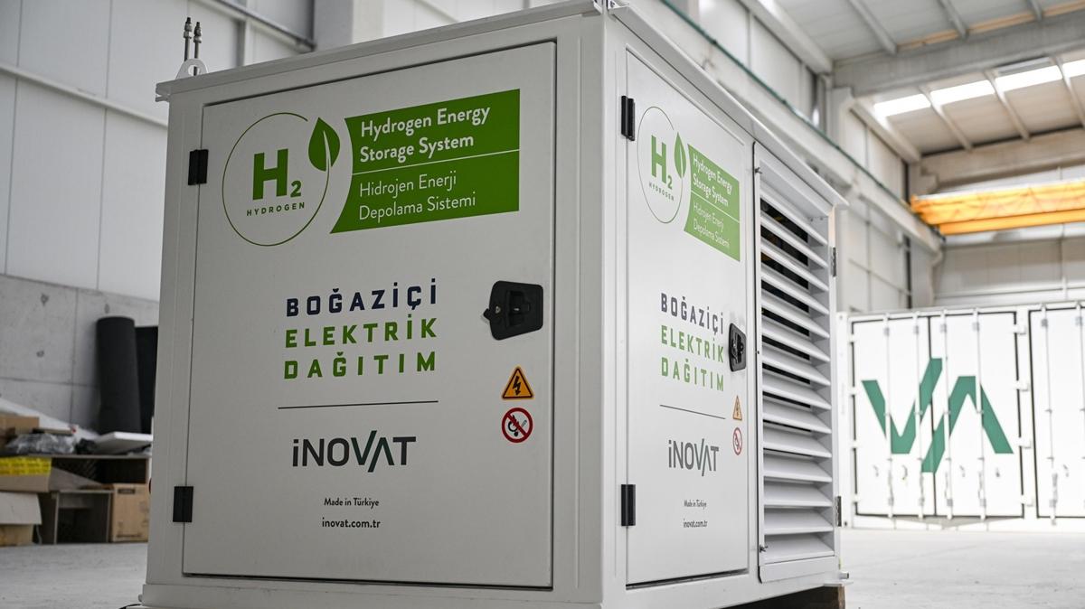 Yerli mobil depolama sistemi: Gneten gelen enerji hidrojene dnyor