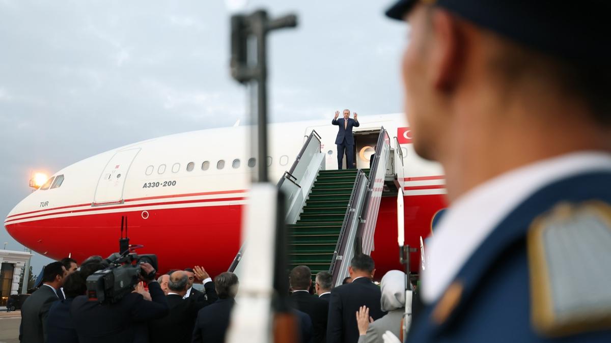 Cumhurbakan Erdoan, Azerbaycan'dan ayrld