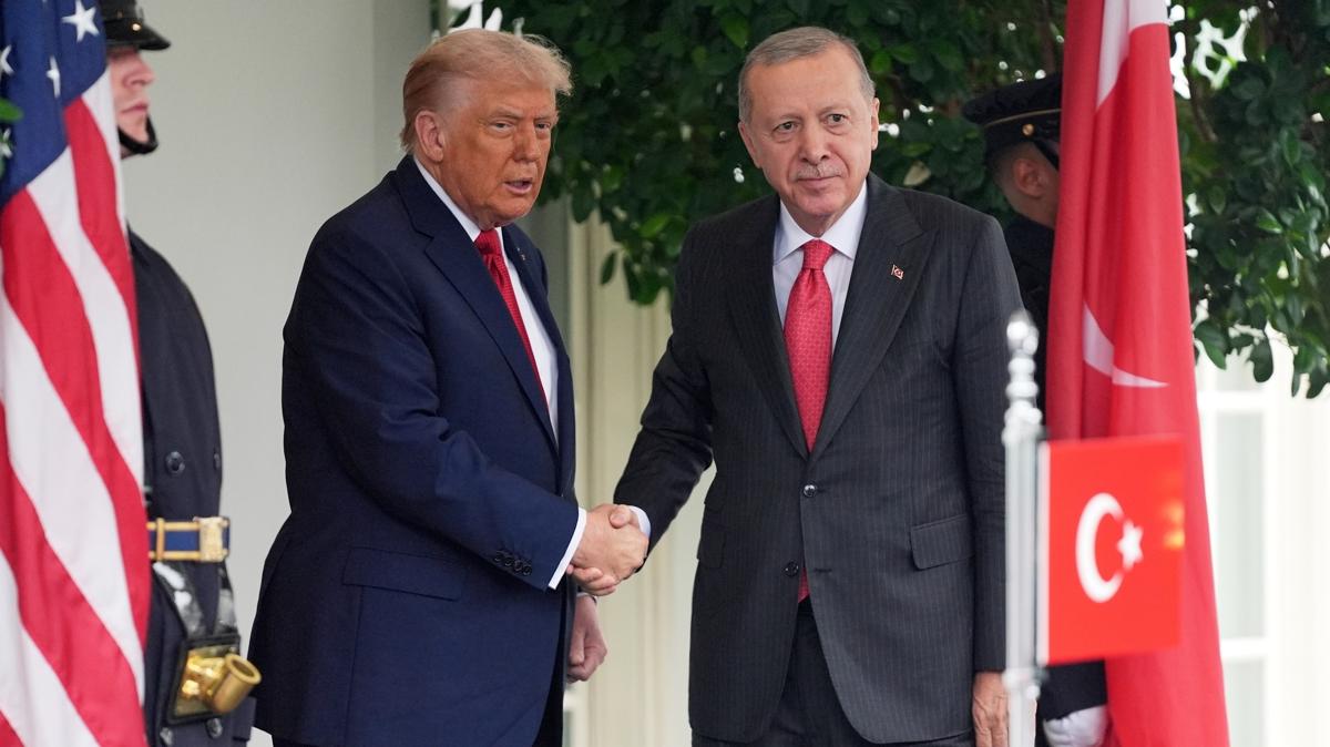 Trump'tan Erdoan itiraf... ''Hamas ona byk sayg duyuyor''