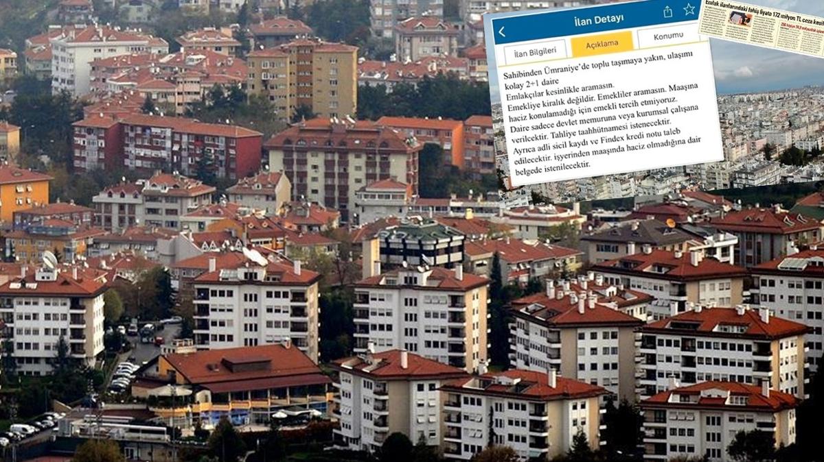 Emekliye ev kiralamad, cezadan kaamad... Bakanlk frsatla geit vermiyor 