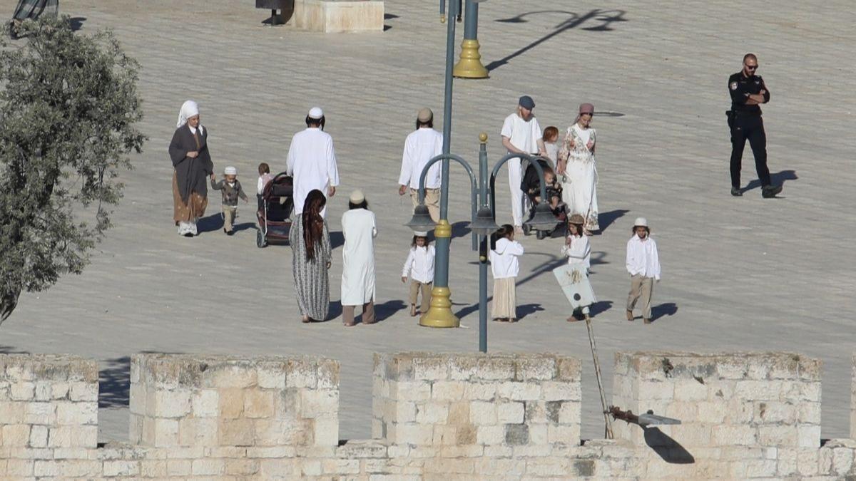srailli igalcilerden Mescid-i Aksa'ya yeni baskn 