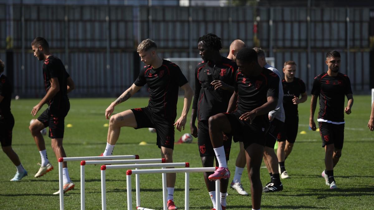 Samsunspor rakibi Kayserispor'a hazrlanyor