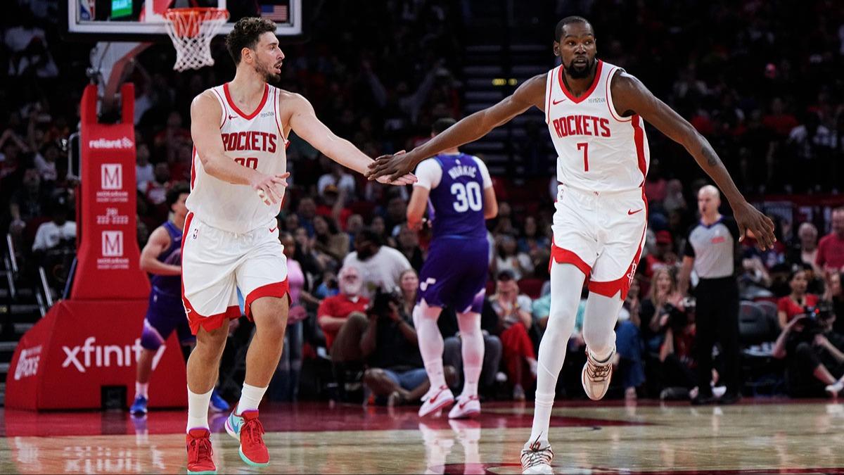 Alperen engn'den sezonun ilk double-double'! Houston Rockets, Utah Jazz' devirdi
