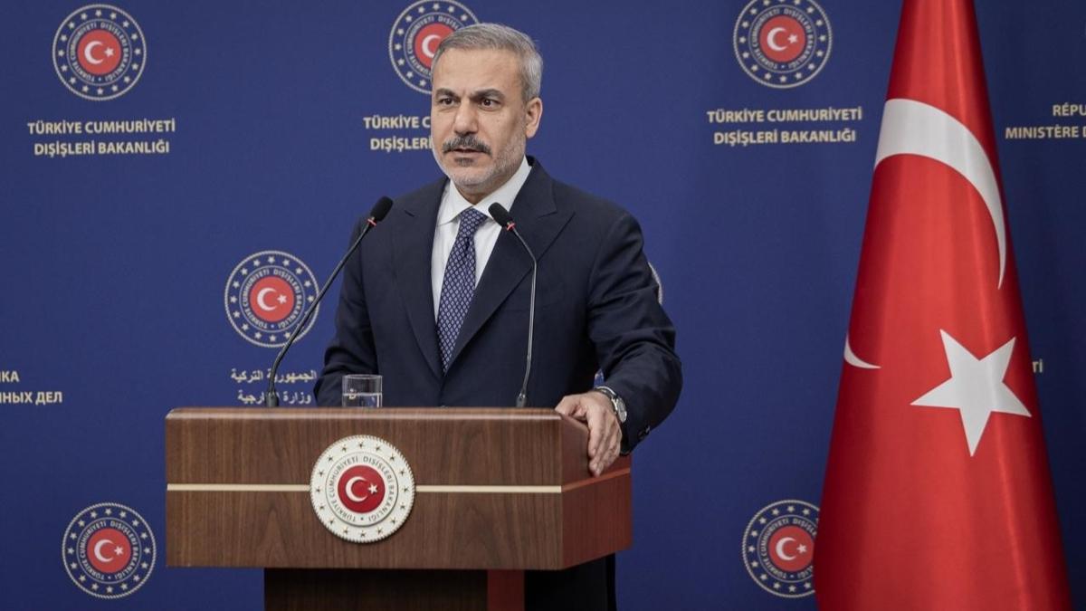 Bakan Fidan'dan Gazze aklamas: Atekesin takipisi olacaz 