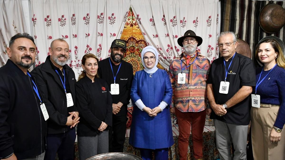 Emine Erdoan'dan Rize'de gastronomi mesaj: Yresel tatlar bu topraklarn kimliidir