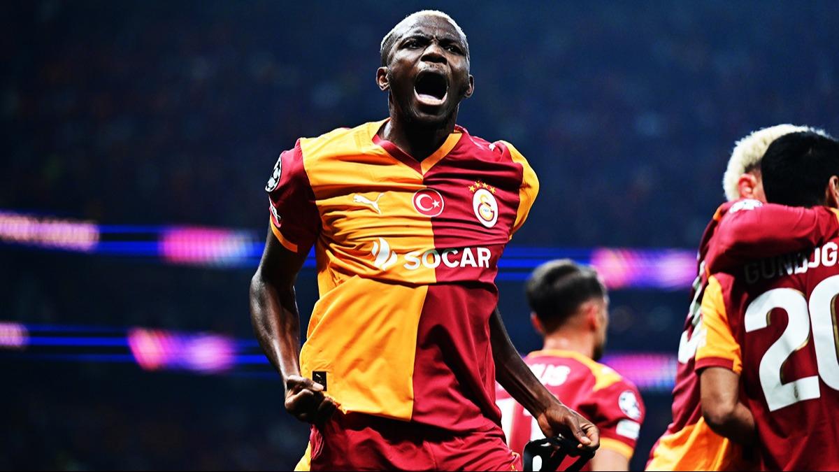 Galatasaray'da Osimhen alarm! Bandajl grnts endieye neden oldu