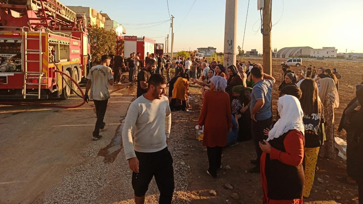 Mardin'de yangn facias: 1 ocuk feci ekilde can verdi