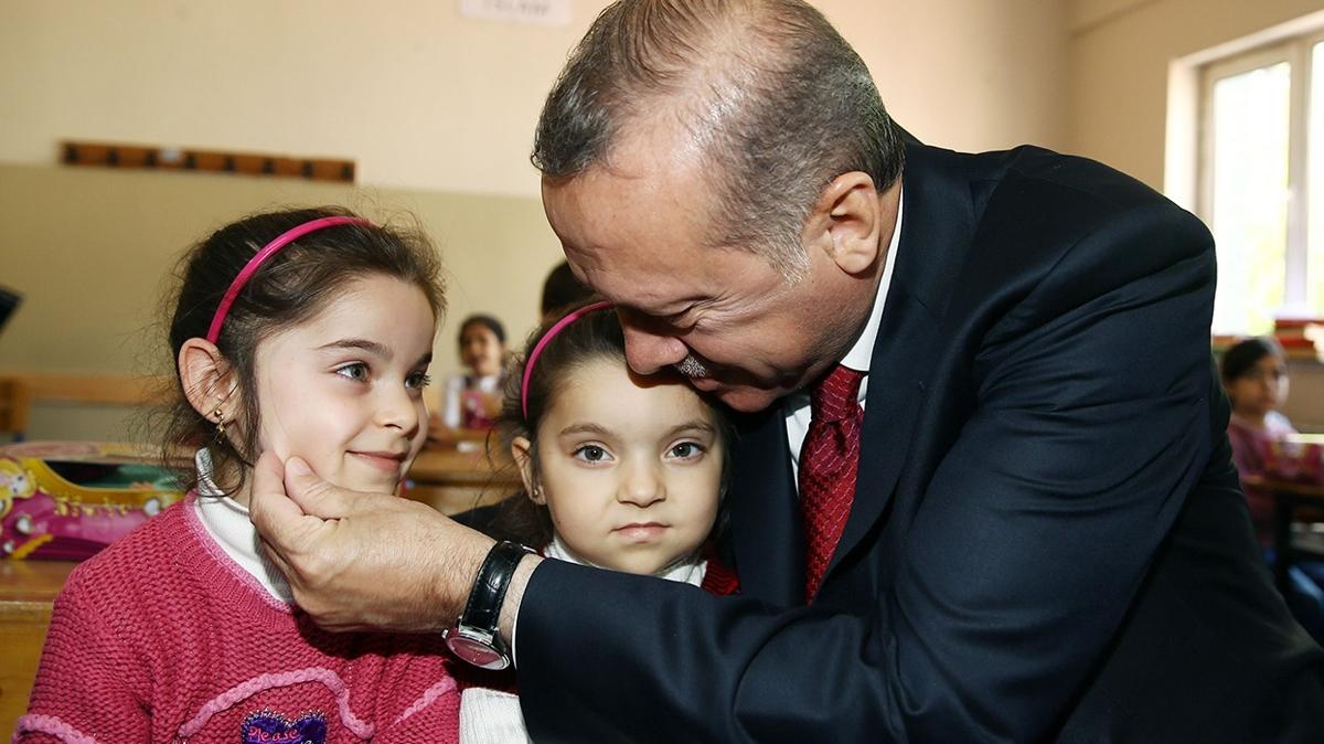 Cumhurbakan Erdoan'dan Dnya Kz ocuklar Gn mesaj: Evlatlarmz korumak iin ne gerekiyorsa yapmaya devam edeceiz