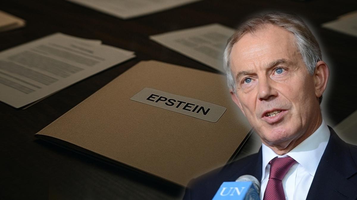Gizli belge ortaya kt: Tony Blair, Epstein ile grm 