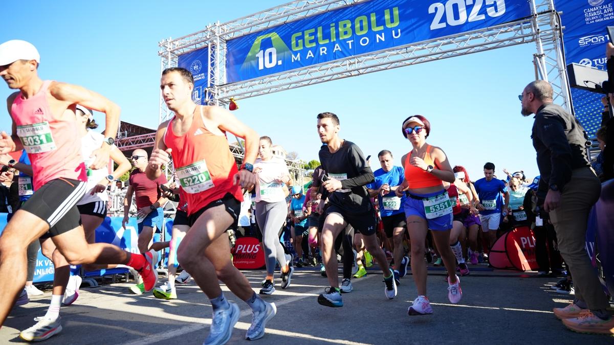 anakkale'de 10. Uluslararas Gelibolu Maratonu balad