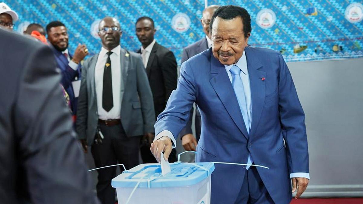 Dnyann en yal lideri Biya'nn Kamerun seimlerini kazanmas bekleniyor