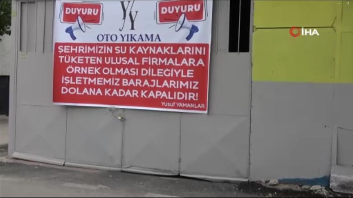 Oto ykamacdan rnek davran! ''Barajlar dolmadan dkkan amayacam''