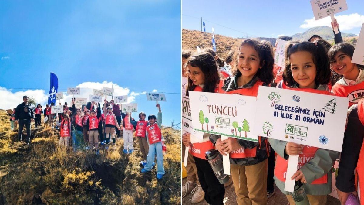 81 ilde ''yeil vatan'' seferberlii! Tunceli'de toprak fidanla bulutu