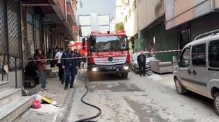 Beyoğlu'nda değiştirilen tüp alev aldı: 1 yaralı