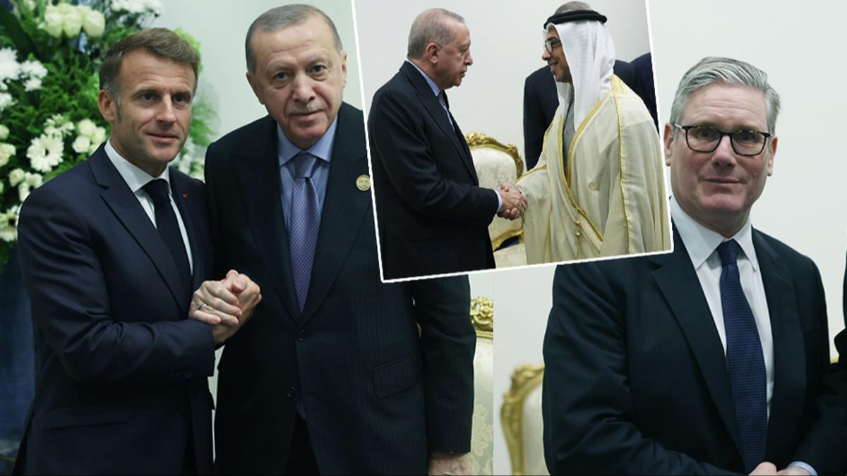 Cumhurbakan Erdoan Gazze zirvesi iin Msr'da