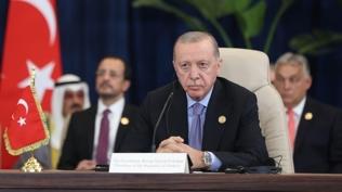 Cumhurbaşkanı Erdoğan, Gazze Zirvesi'nin ardından Mısır'dan ayrıldı