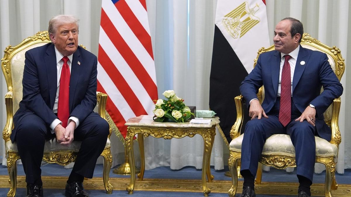 Msr'da ''Gazze Zirvesi''... Trump: kinci aama balad