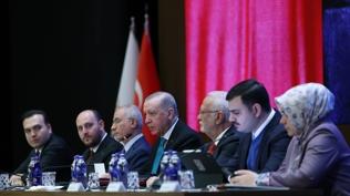 AK Parti MKYK Cumhurbaşkanı Erdoğan başkanlığında başladı