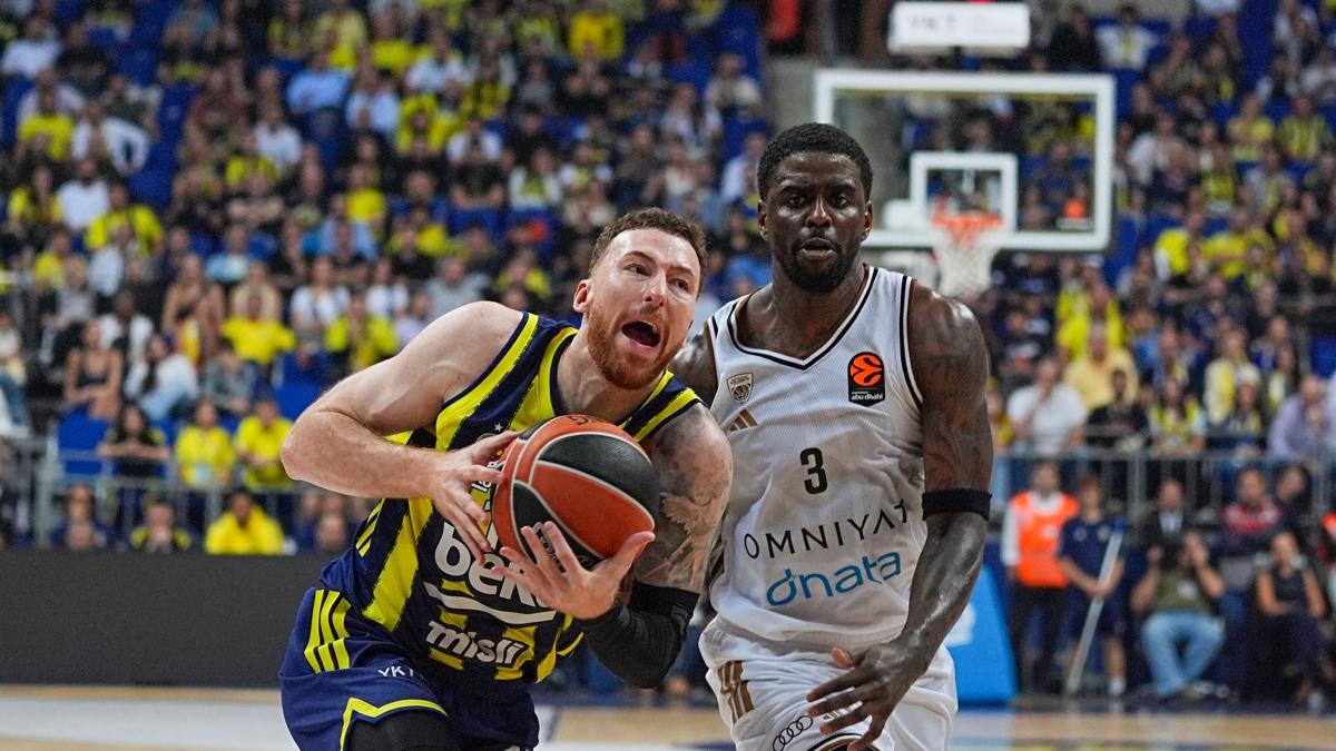 Fenerbahe Beko evinde farkl kaybetti