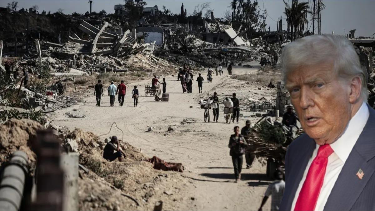 Gazze'de ikinci aama balyor! Trump: Hamas ile grtm silah brakacaklar