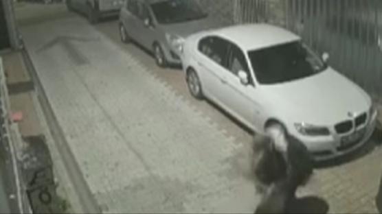 İstanbul'da dehşet anları! Kendisine vuran kadını döverek yerde sürükledi
