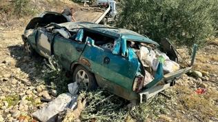 Otomobilin şarampole devrilmesi sonucu iki kişi hayatını kaybetti