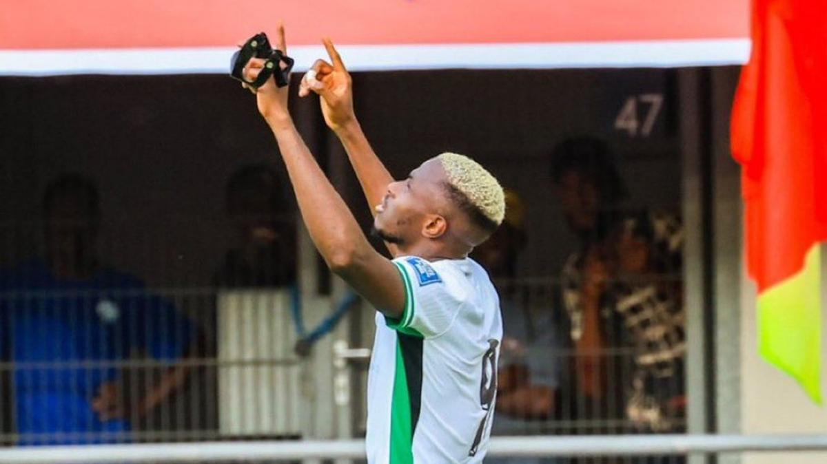 Victor Osimhen maa damga vurdu! Nijerya play-off biletini ald