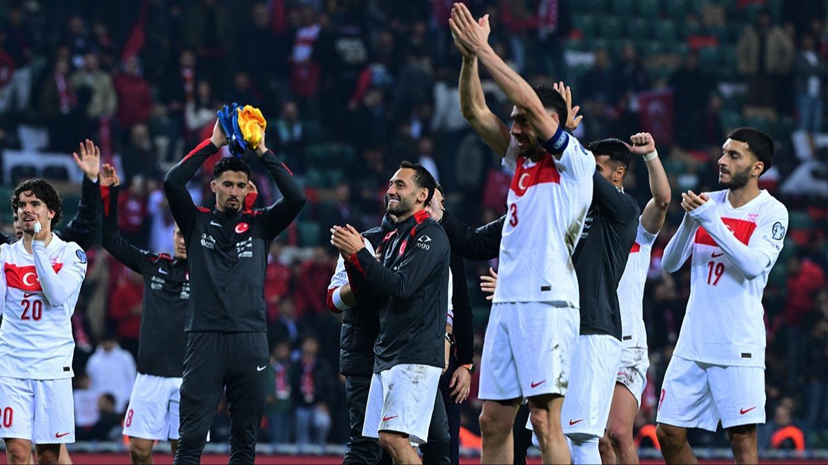 4 goll zafer! A Milli Futbol Takm, Grcistan' devirdi