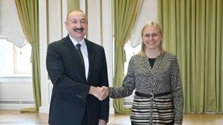 Aliyev, Finlandiya Dışişleri Bakanı'nı kabul etti
