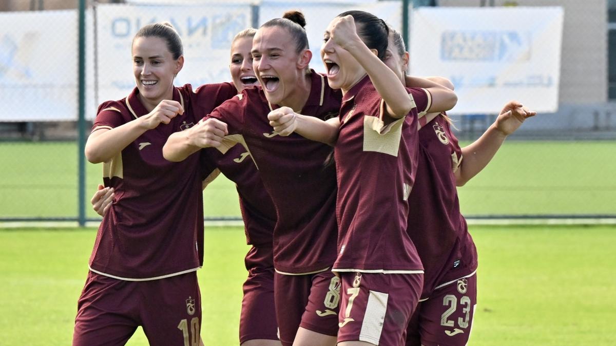 Kadn futbolunda derbinin kazanan Trabzonspor