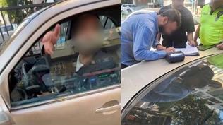 Ters yöne girip meydan okumuştu: Trafik magandası cezadan kaçamadı