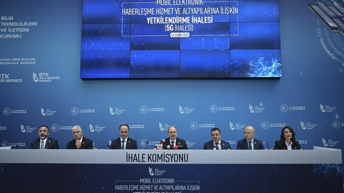 5G ihalesi sonuland! En yksek teklifi verdiler