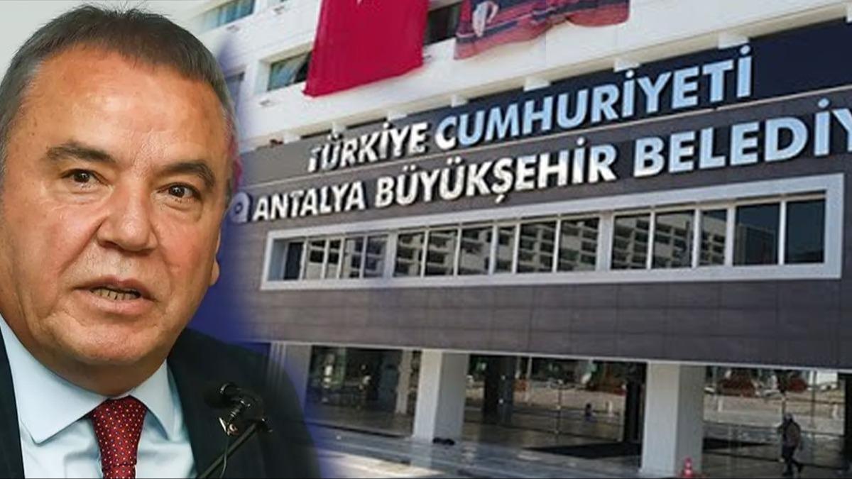 Antalya'da skandallar silsilesi! Vatandan parasn yandalarna byle aktarmlar