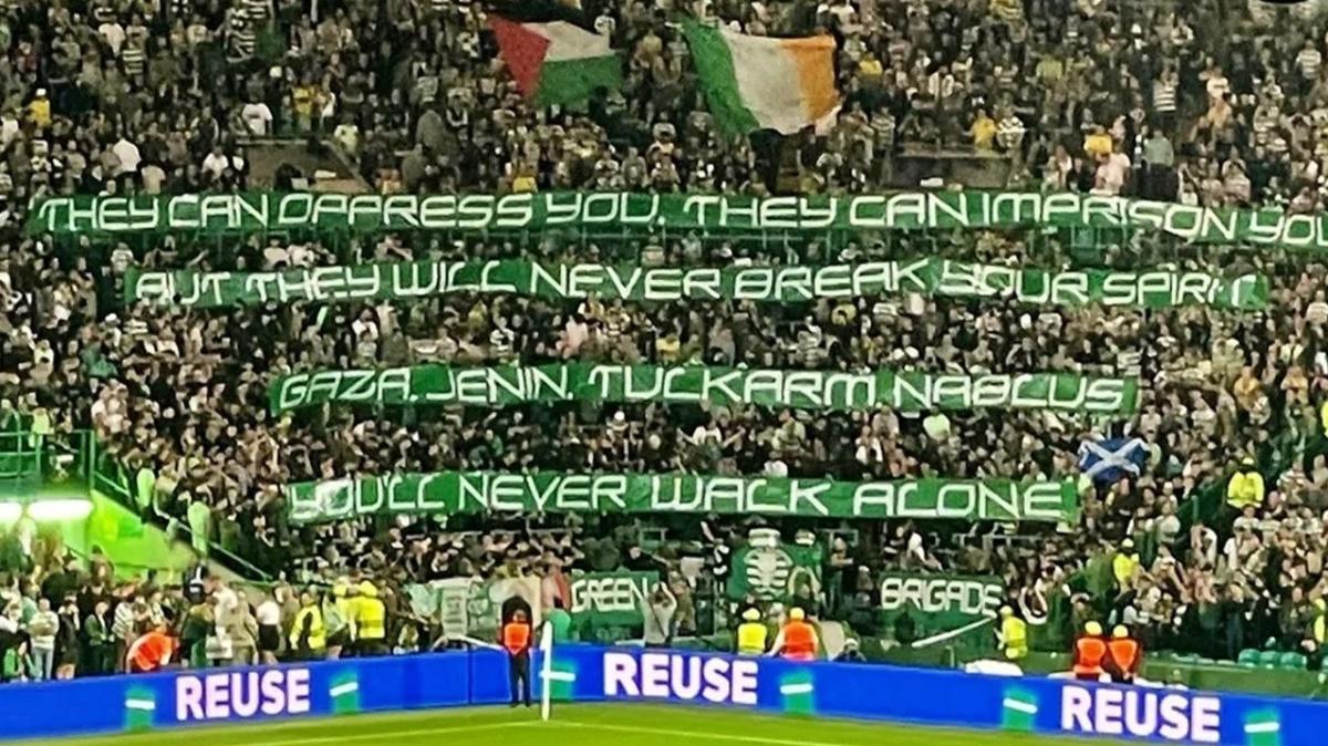 Celtic, Gazze'ye 100 bin sterlin gda yardmnda bulundu