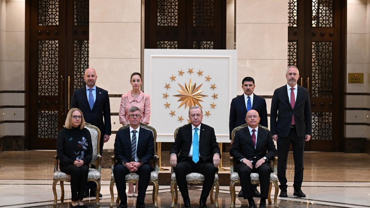 Cumhurbakan Erdoan'dan 4 lkenin bykelisine kabul