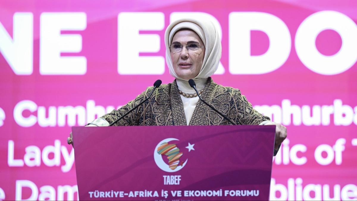 Emine Erdoan: Kadn giriimciler yalnzca kendileri iin deil aileleri, toplumlar ve hatta tm insanlk iin hayal kuruyorlar