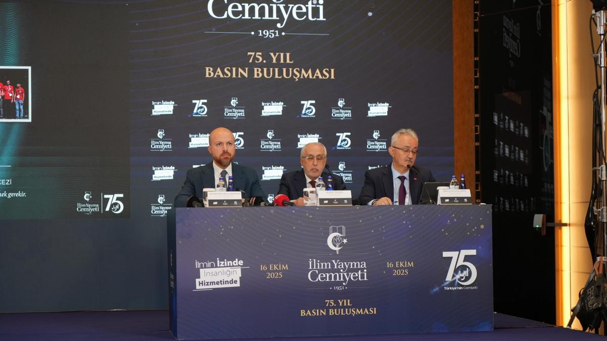 75 yllk lim Yayma gelenei! Bilal Erdoan: Trkiye Yzyl hikayesinde nemli birer yap ta
