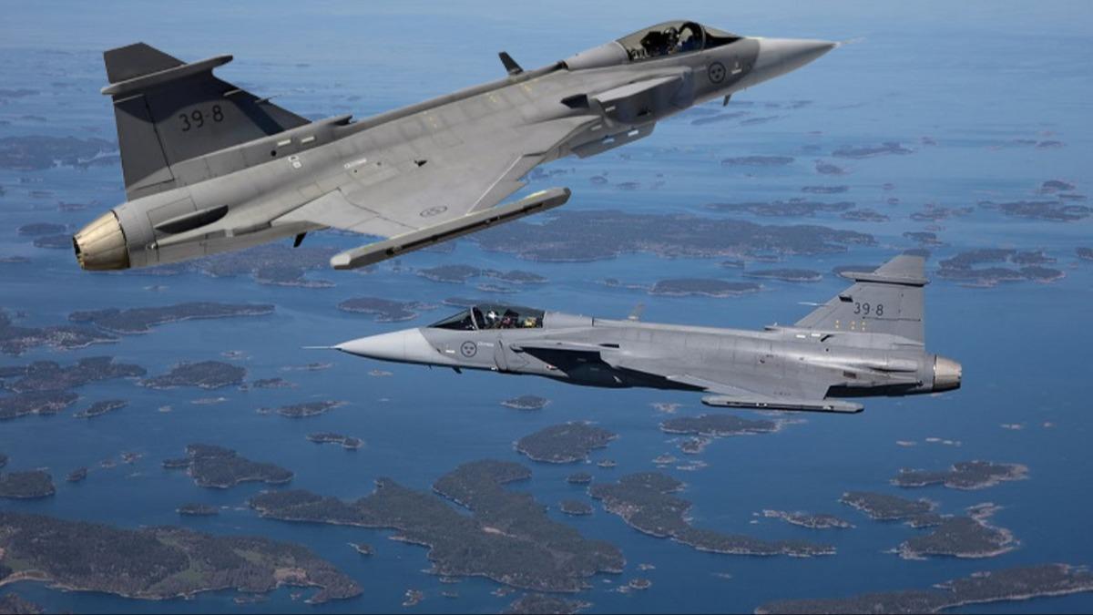 Hava Kuvvetleri ilk kez kullanacak! Gripen E sava uaklarnn tedariki resmileti