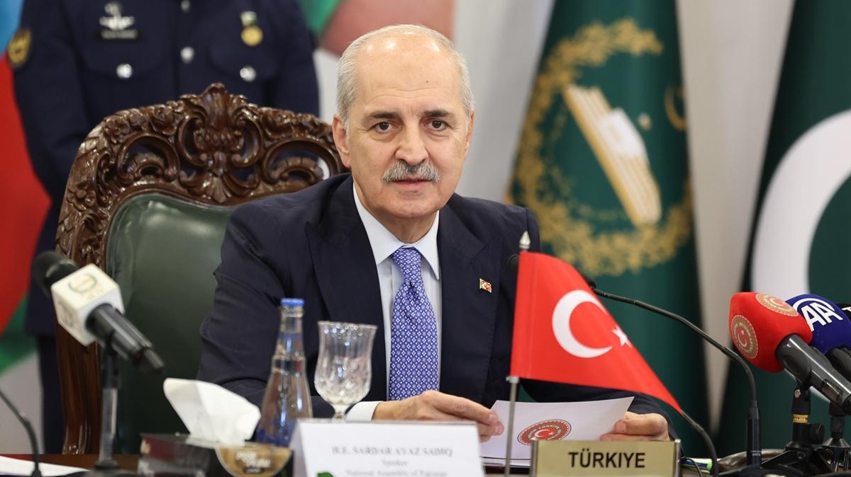 TBMM Bakan Numan Kurtulmu: rgtn listeden kmas iin tm silahlar braklmal