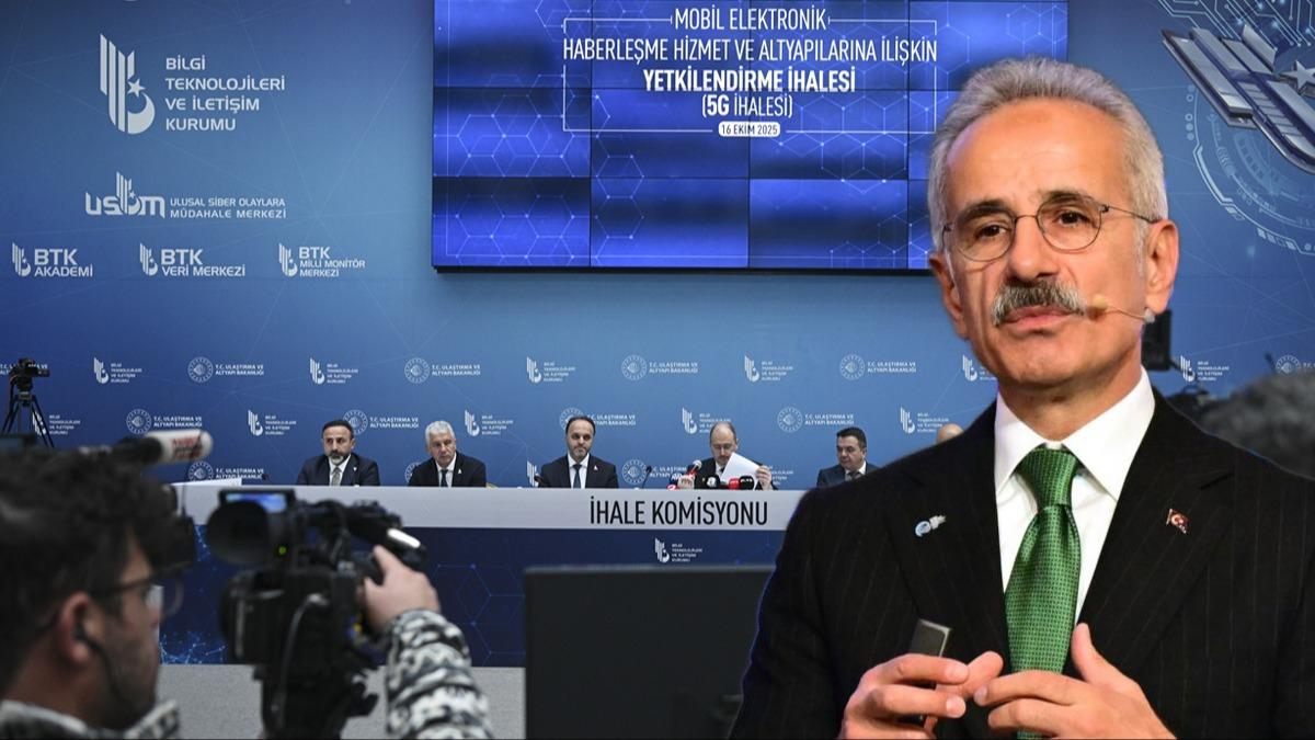 Trkiye iin dev ihale tamam! Bakan Uralolu: Beklediimiz rakamn zerine ktk