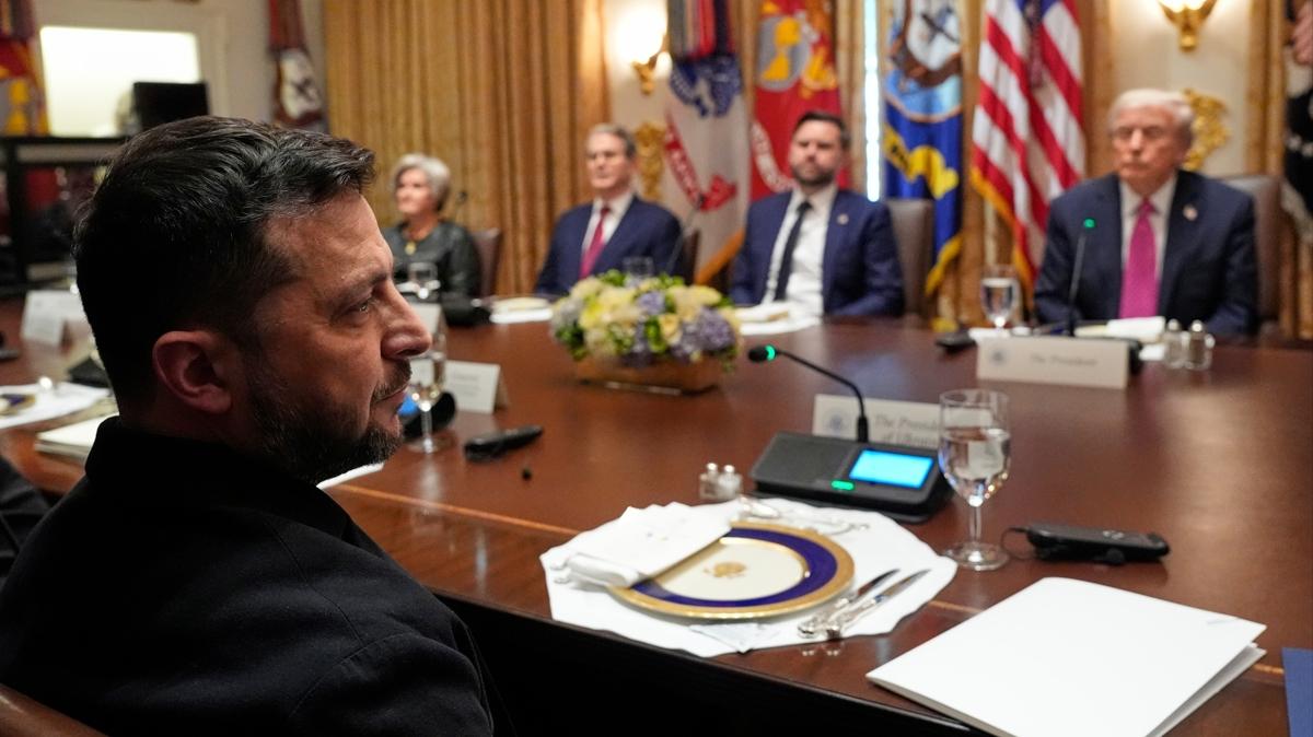 ABD'de kritik zirve! Zelenski-Trump grmesi balad: Sava bitirmek istiyoruz