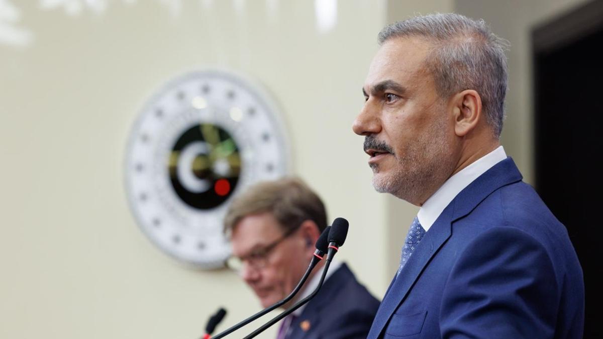 Bakan Fidan'dan Filistin mesaj... ''Nefes ve umut olmaya devam edeceiz''